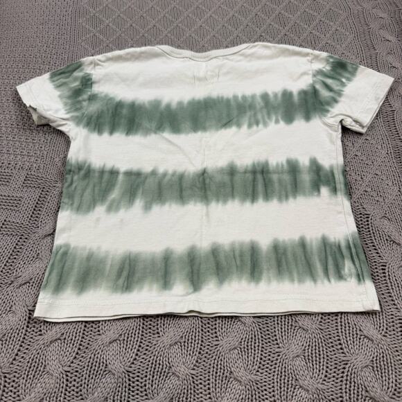 Zara Kids Green Tie-Dye Striped T-Shirt ~ 18/24M - Picture 8 of 11